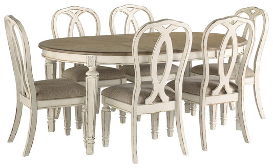 Realyn Dining Table and 6 Chairs Signature Design by Ashley®