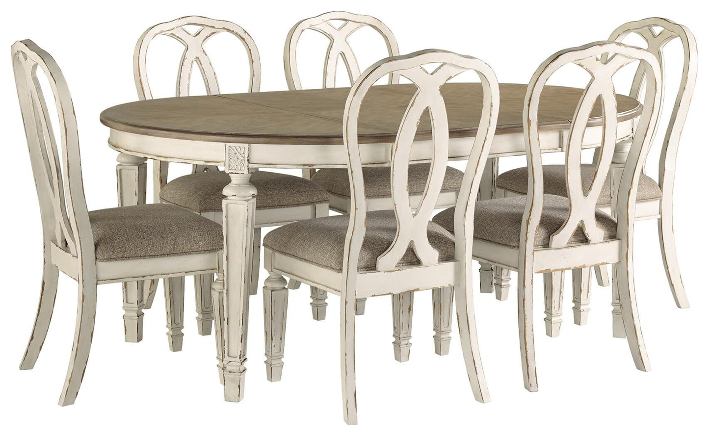 Realyn Dining Table and 6 Chairs Signature Design by Ashley®