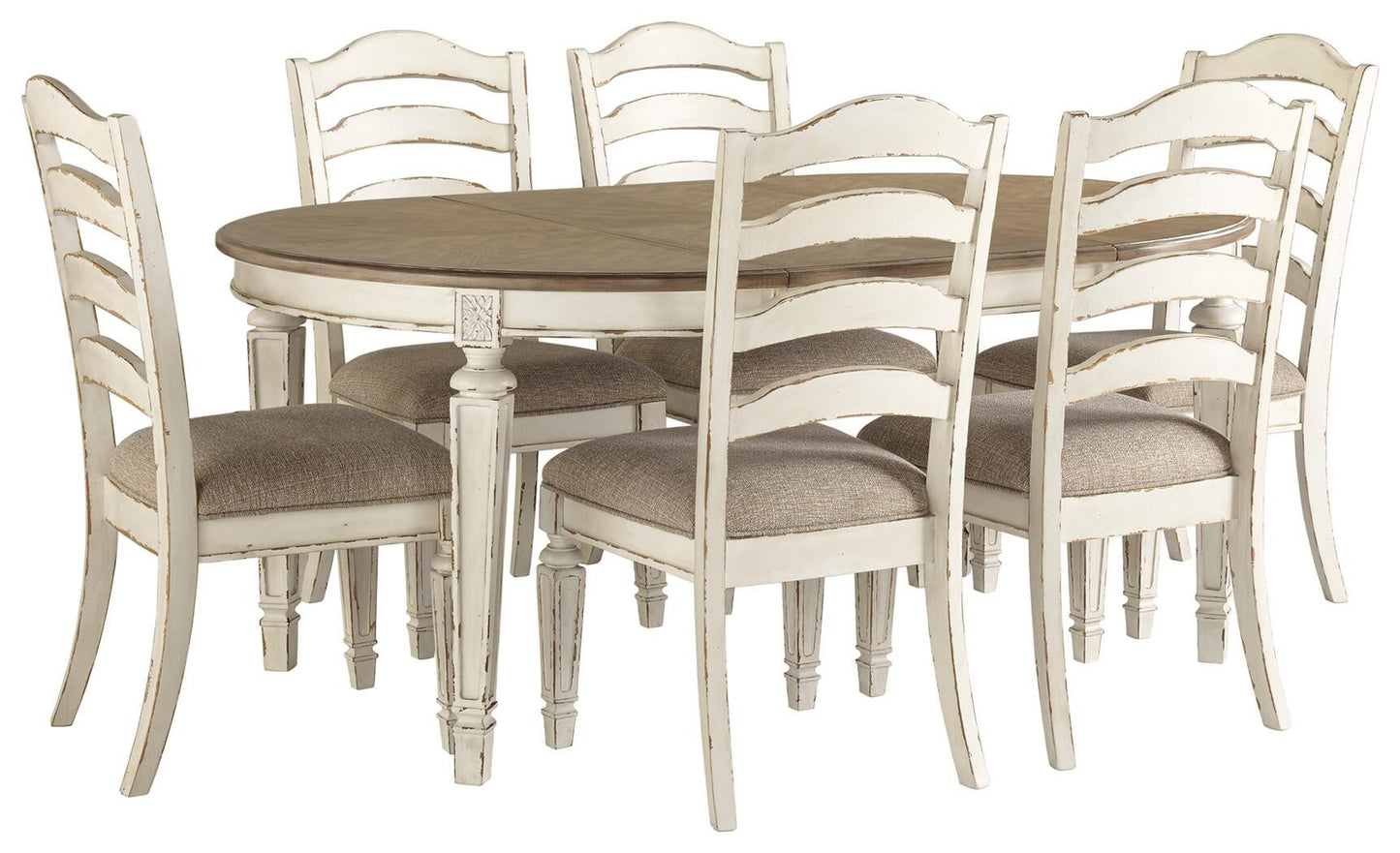Realyn Dining Table and 6 Chairs Signature Design by Ashley®