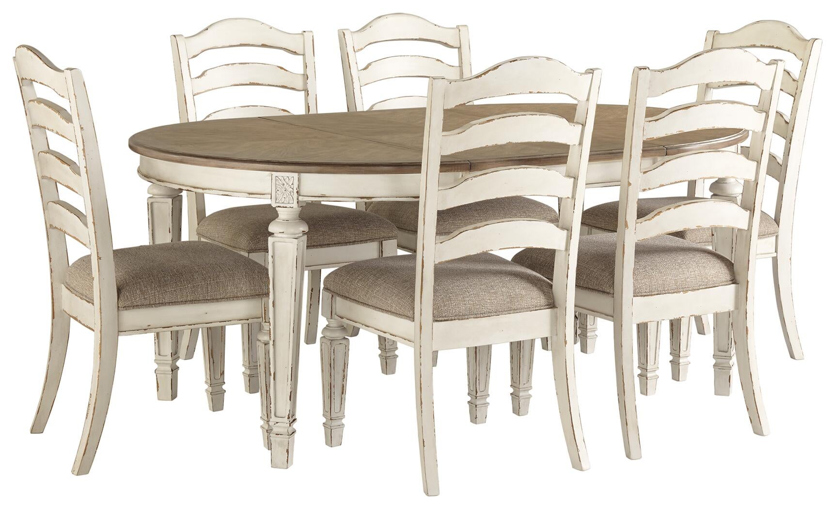 Realyn Dining Table and 6 Chairs Signature Design by Ashley®