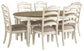 Realyn Dining Table and 6 Chairs Signature Design by Ashley®