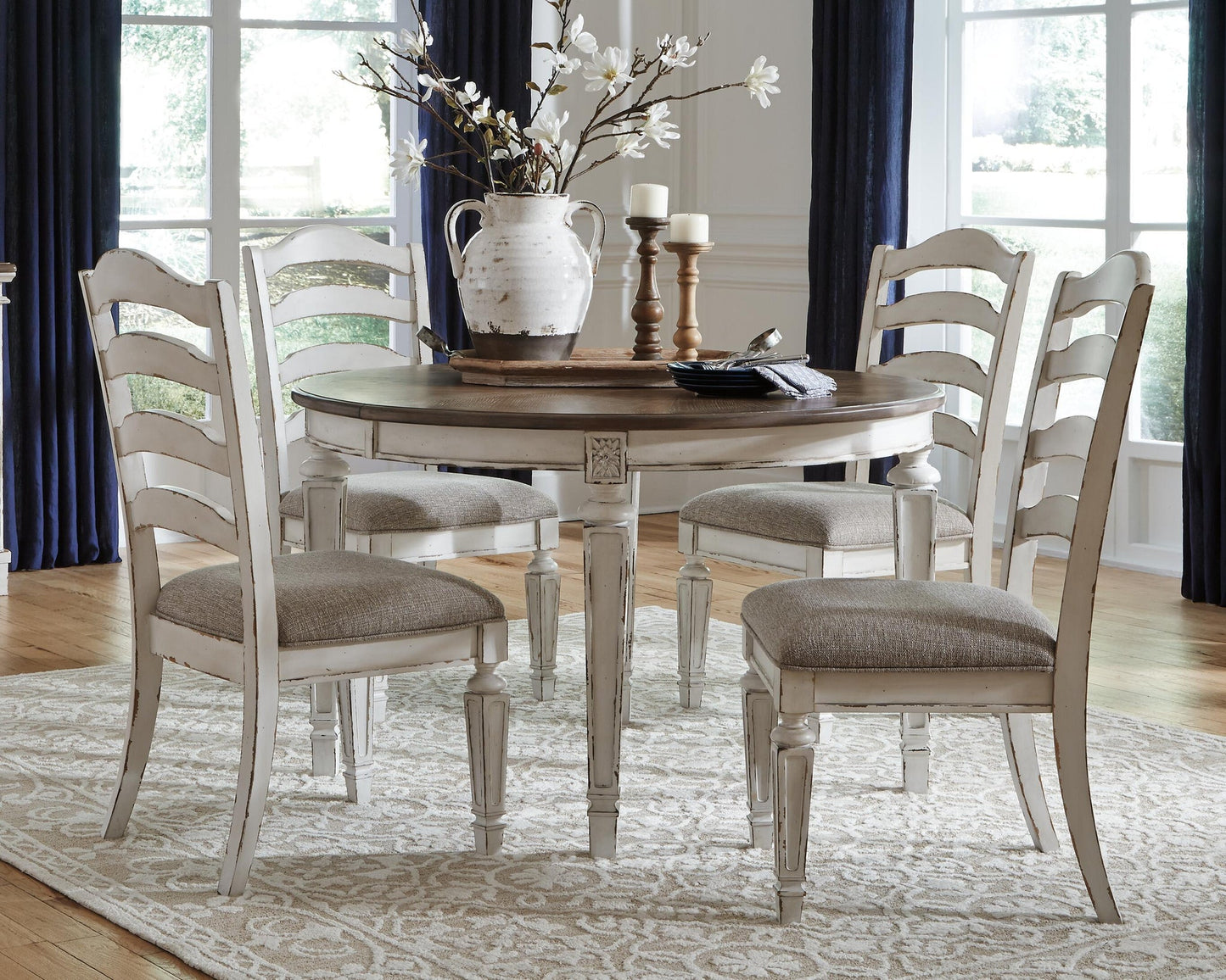 Realyn Dining Table and 4 Chairs Signature Design by Ashley®