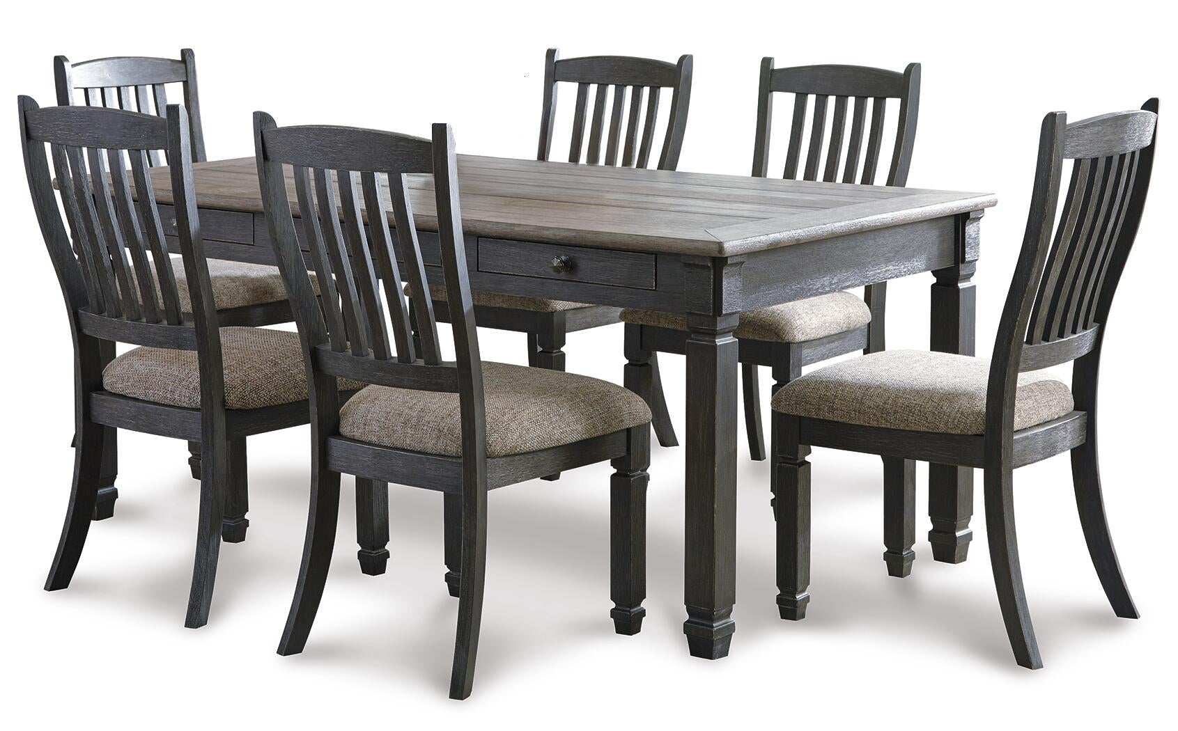 Tyler Creek Dining Table and 6 Chairs Signature Design by Ashley®