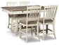 Bolanburg Counter Height Dining Table and 4 Barstools Signature Design by Ashley®