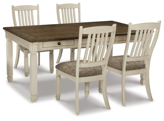 Bolanburg Dining Table and 4 Chairs Signature Design by Ashley®