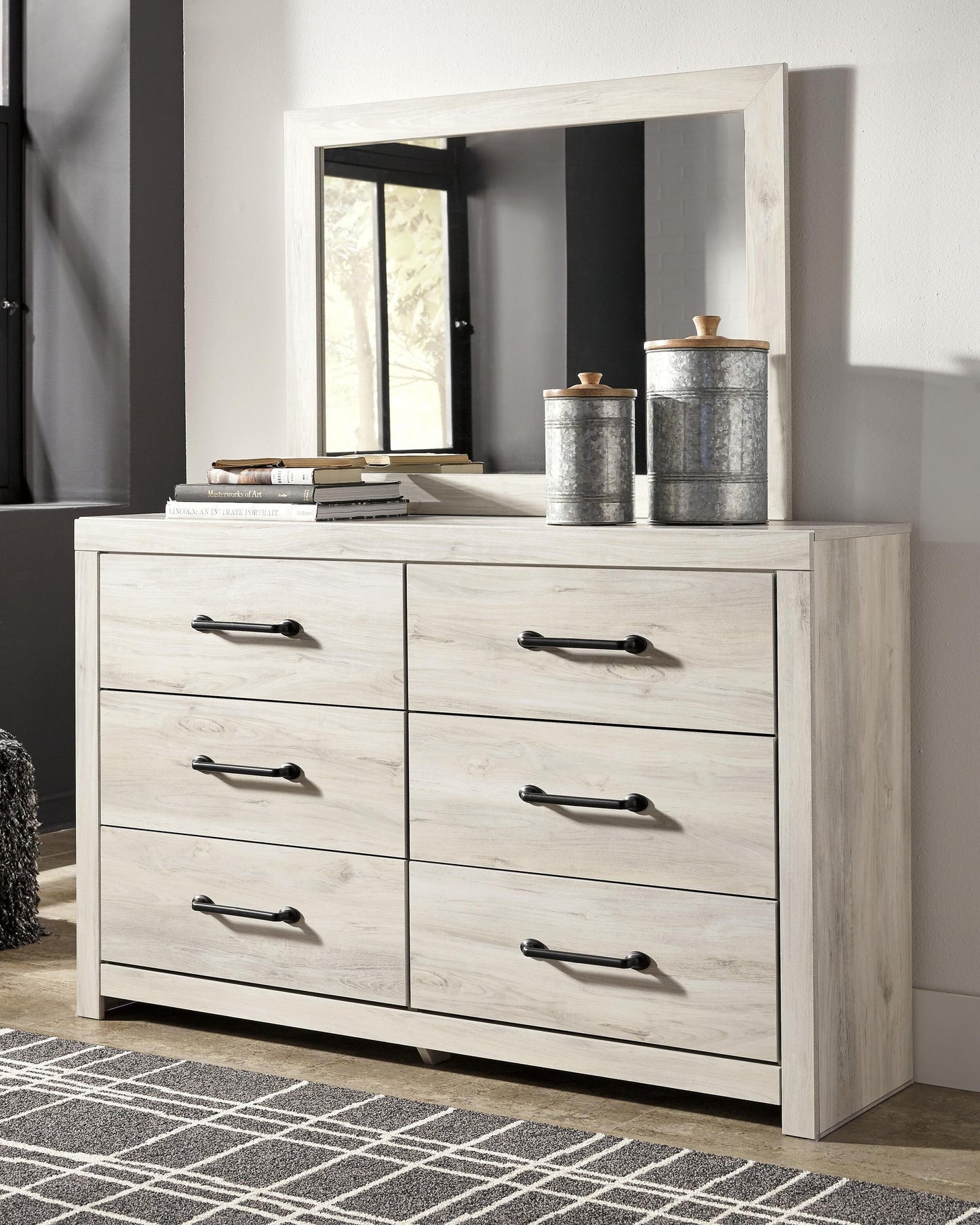 Cambeck  Panel Bed With 2 Storage Drawers With Mirrored Dresser, Chest And Nightstand Signature Design by Ashley®