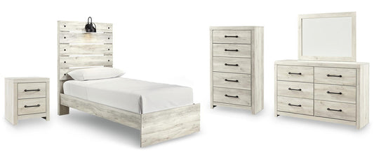 Cambeck  Panel Bed With Mirrored Dresser, Chest And Nightstand Signature Design by Ashley®