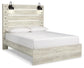 Cambeck  Panel Bed With Mirrored Dresser Signature Design by Ashley®