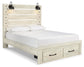 Cambeck  Panel Bed With 2 Storage Drawers With Mirrored Dresser Signature Design by Ashley®
