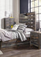 Drystan  Panel Bed With 4 Storage Drawers With Mirrored Dresser Signature Design by Ashley®