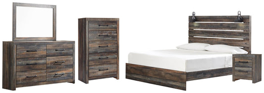 Drystan  Panel Bed, Dresser, Mirror, Chest And Nightstand Signature Design by Ashley®