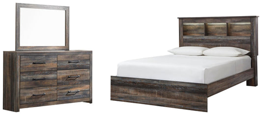 Drystan  Bookcase Bed With Mirrored Dresser Signature Design by Ashley®