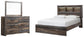 Drystan  Bookcase Bed With Mirrored Dresser Signature Design by Ashley®