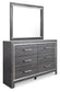 Lodanna  Upholstered Panel Headboard Bed With Mirrored Dresser Signature Design by Ashley®