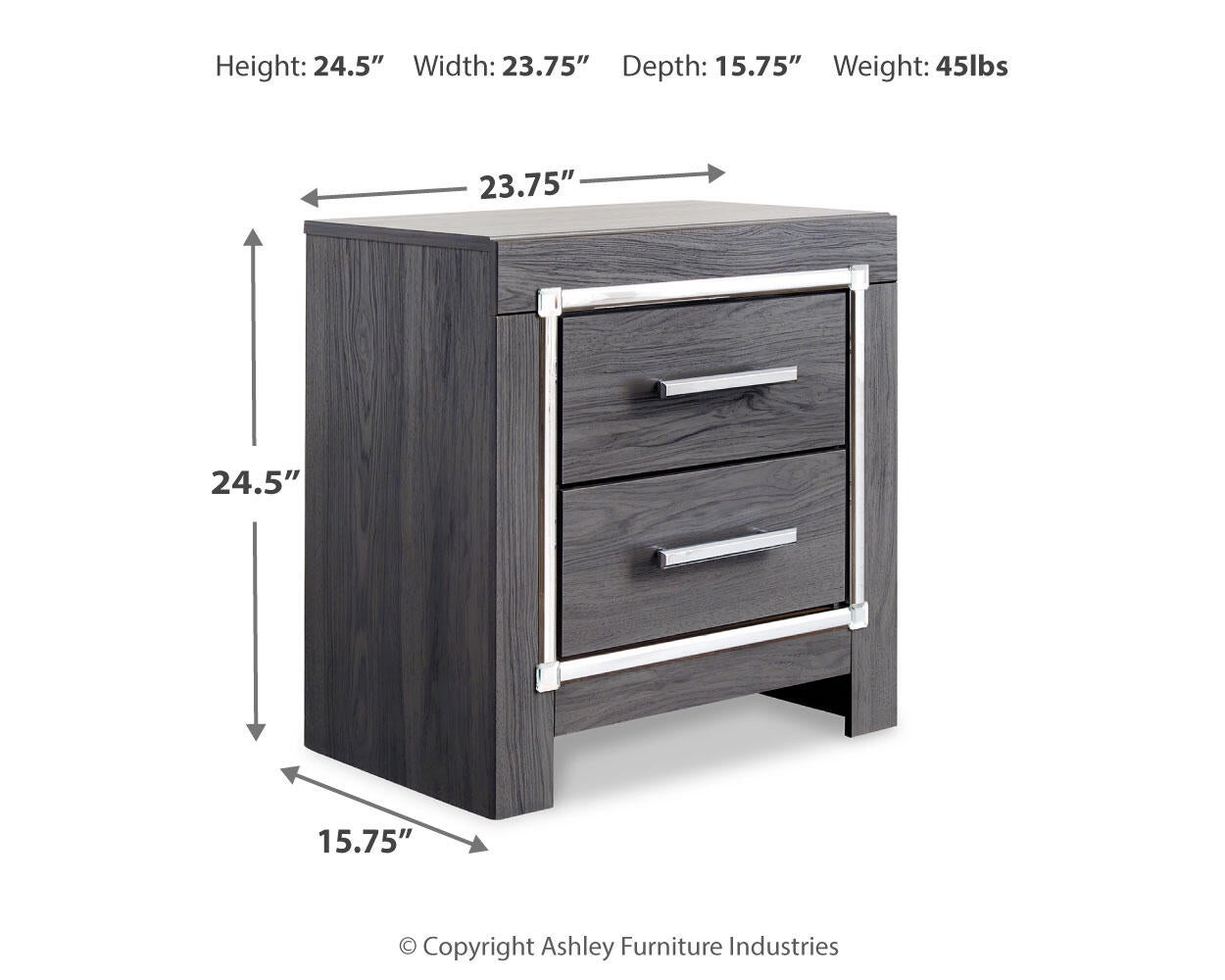 Lodanna  Panel Bed With 2 Storage Drawers With Mirrored Dresser, Chest And Nightstand Signature Design by Ashley®