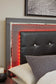 Lodanna  Panel Bed With 2 Storage Drawers With Mirrored Dresser Signature Design by Ashley®