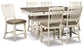 Bolanburg Counter Height Dining Table and 6 Barstools Signature Design by Ashley®