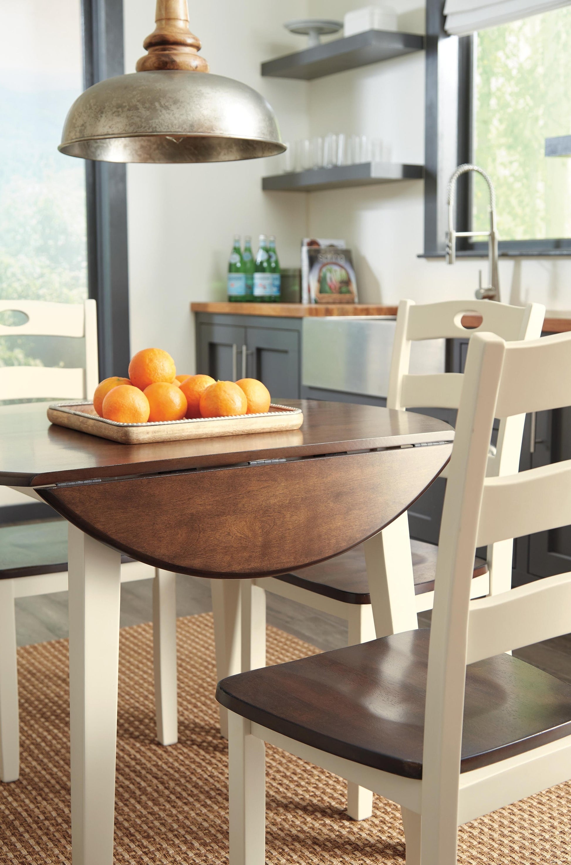 Woodanville Dining Table and 4 Chairs Signature Design by Ashley®