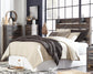 Drystan  Panel Headboard Bed With Mirrored Dresser Signature Design by Ashley®