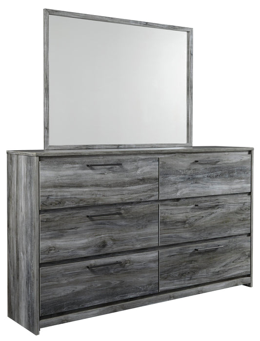Baystorm  Panel Headboard With Mirrored Dresser And Nightstand Signature Design by Ashley®