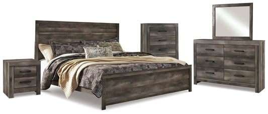 Wynnlow  Panel Bed With Mirrored Dresser, Chest And Nightstand Signature Design by Ashley®