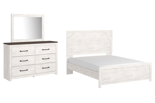 Gerridan  Panel Bed With Mirrored Dresser Signature Design by Ashley®
