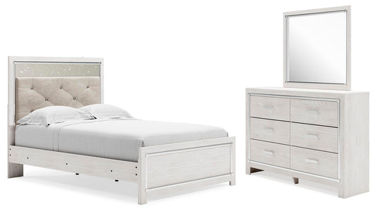 Altyra  Panel Bed With Mirrored Dresser Signature Design by Ashley®