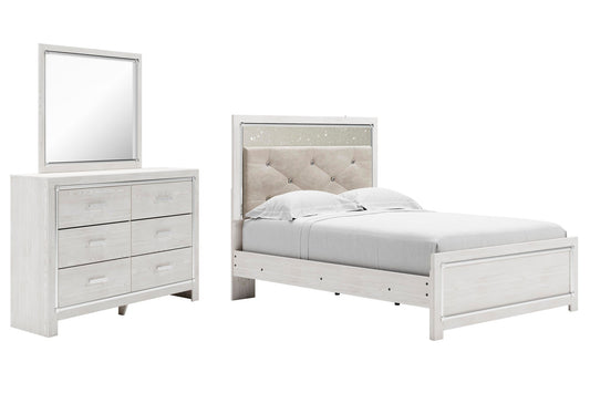 Altyra  Panel Bed With Mirrored Dresser Signature Design by Ashley®
