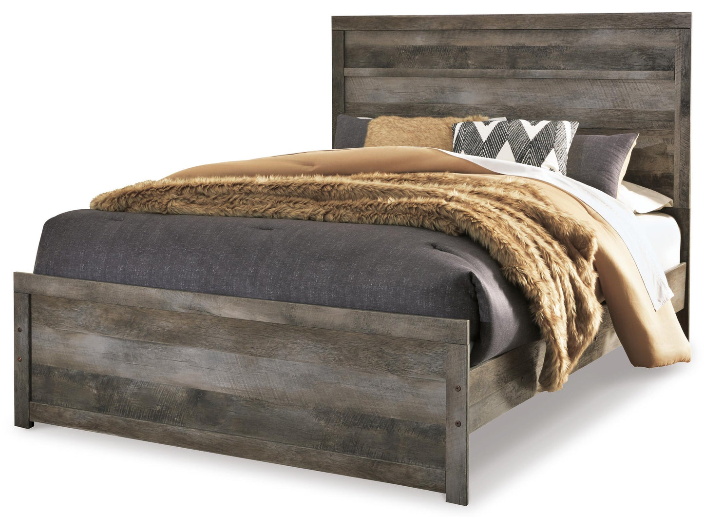 Wynnlow  Panel Bed With Mirrored Dresser Signature Design by Ashley®