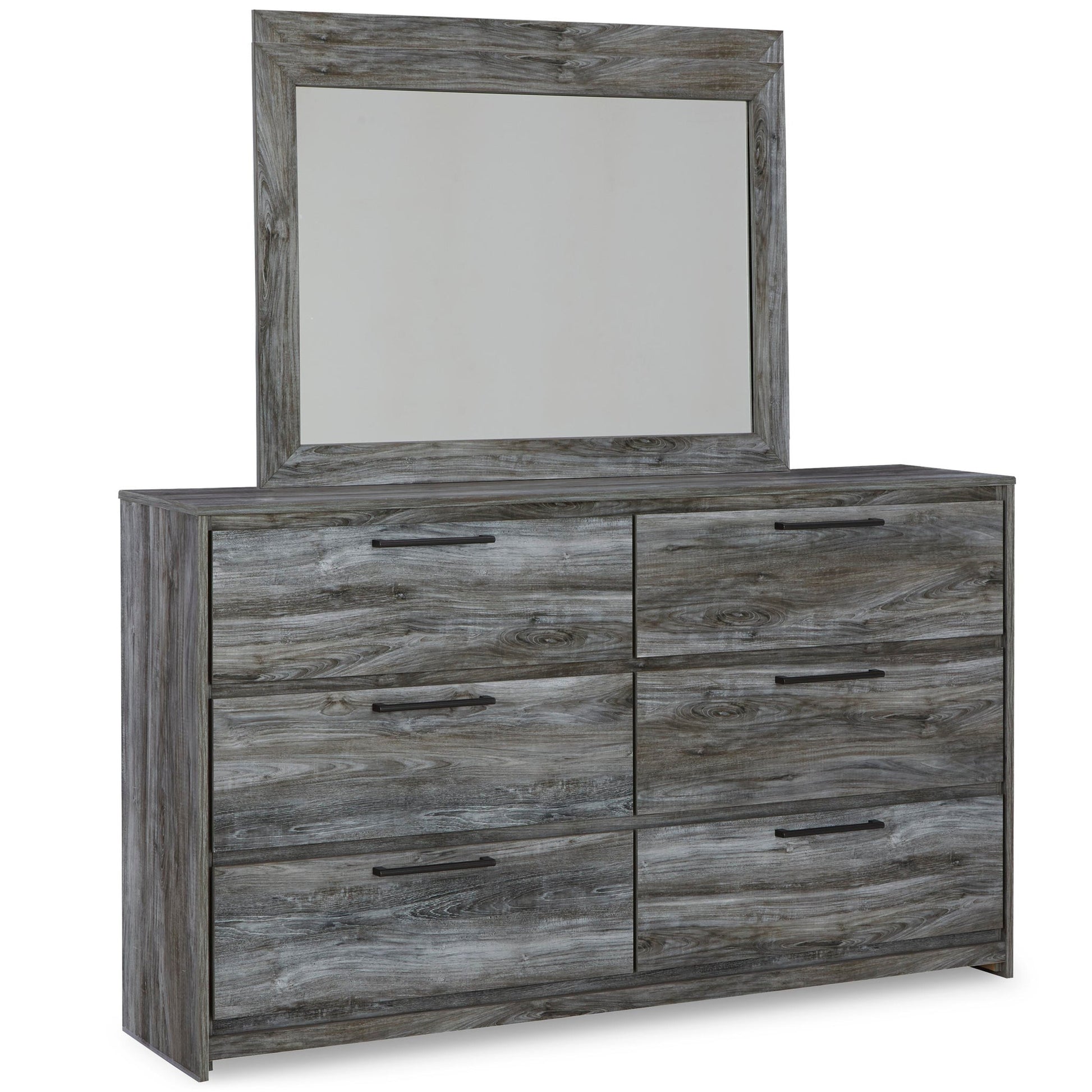 Baystorm  Panel Bed With Mirrored Dresser Signature Design by Ashley®