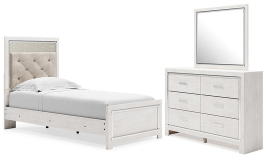 Altyra  Panel Bed With Mirrored Dresser Signature Design by Ashley®