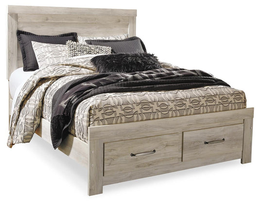 Bellaby  Platform Bed With 2 Storage Drawers With Mirrored Dresser And Nightstand Signature Design by Ashley®