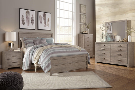 Culverbach  Panel Bed With Mirrored Dresser, Chest And Nightstand Signature Design by Ashley®