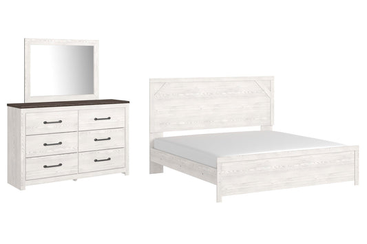Gerridan  Panel Bed With Mirrored Dresser Signature Design by Ashley®