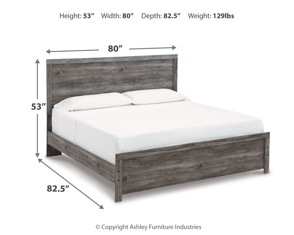Bronyan  Panel Bed With Mirrored Dresser Signature Design by Ashley®