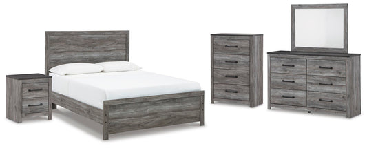 Bronyan  Panel Bed With Mirrored Dresser, Chest And Nightstand Signature Design by Ashley®