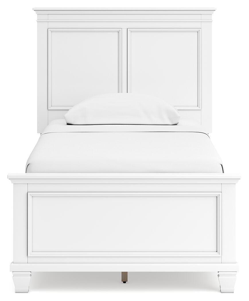 Fortman  Panel Bed With Mirrored Dresser Signature Design by Ashley®