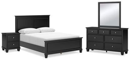 Lanolee  Panel Bed With Mirrored Dresser And Nightstand Signature Design by Ashley®