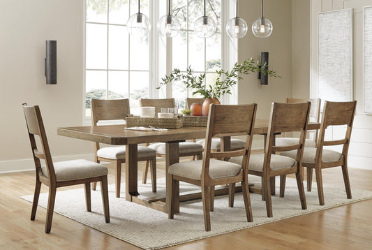 Cabalynn Dining Table and 8 Chairs Signature Design by Ashley®