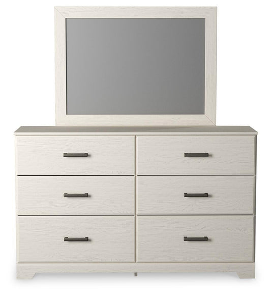 Stelsie  Panel Bed With Mirrored Dresser, Chest And Nightstand Signature Design by Ashley®