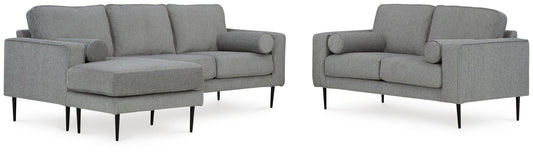 Hazela Sofa Chaise and Loveseat Signature Design by Ashley®