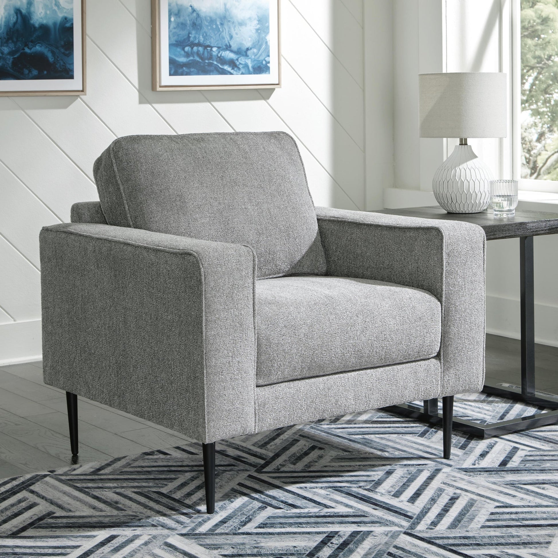 Hazela Chair and Ottoman Signature Design by Ashley®