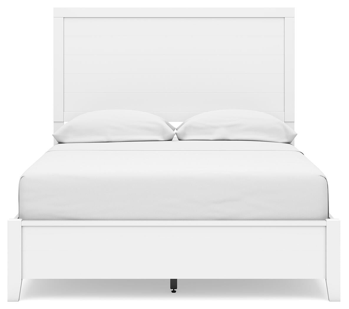 Binterglen  Panel Bed With Mirrored Dresser And Nightstand
