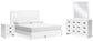 Binterglen  Panel Bed With Mirrored Dresser And Nightstand Signature Design by Ashley®