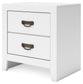 Binterglen California  Panel Bed With Mirrored Dresser And Nightstand