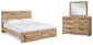 Hyanna  Panel Storage Bed, Dresser And Mirror Signature Design by Ashley®