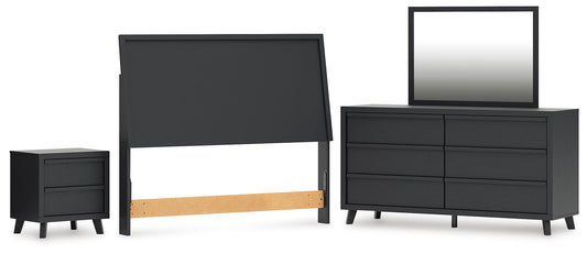 Danziar  Panel Headboard, Dresser, Mirror And Nightstand Signature Design by Ashley®