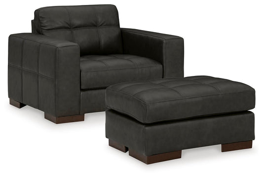 Luigi Chair and Ottoman Signature Design by Ashley®