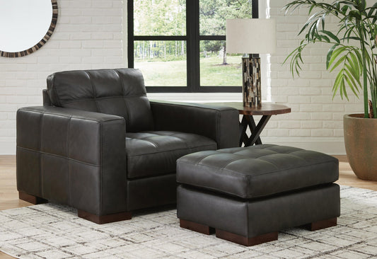 Luigi Chair and Ottoman Signature Design by Ashley®