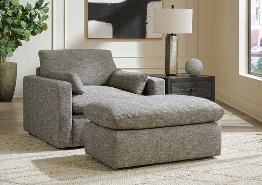 Dramatic Chair and Ottoman Benchcraft®